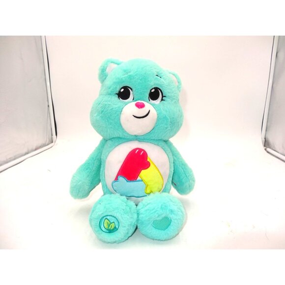 Care Bears Unity Bear Basic Fun Unusual 14" Plush 2023 Cloudco - Picture 1 of 10